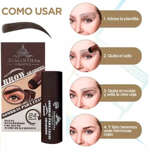 Kit Sello Para Cejas con Plantillas -D - Imagen 2