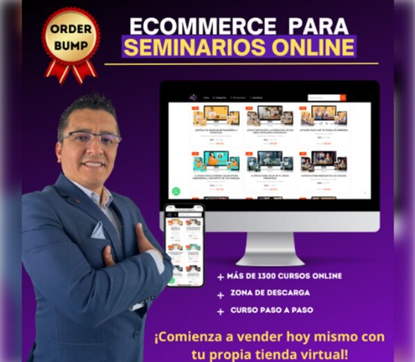 ECOMERCE PARA SEMINARIOS ONLINE